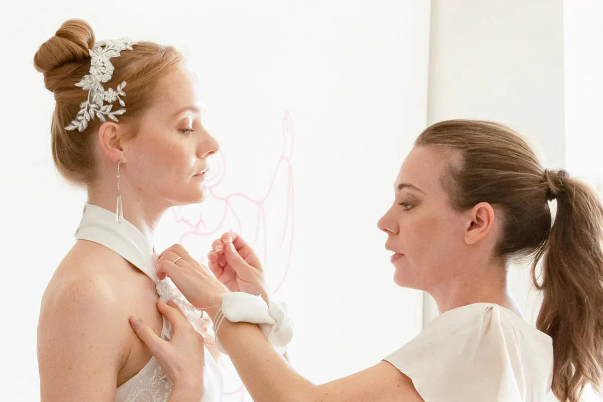 IL GAZZETTINO   |   From Greek Scholar to Designer, Giulia Biffis Opens Her Wedding Dress Atelier in Milan